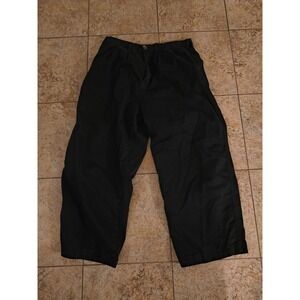 Free People Paperbag Waist Wide Leg Black Pants Size 10